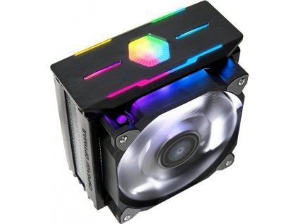 Zalman CNPS10X OPTIMA II BLACK / 120mm RGB ventilátor / heatpipe / PWM / výška 160mm / pro AMD i Intel