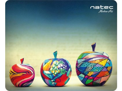NATEC NPF-1432 Natec Podložka pod myš ART Apples 220x180mm