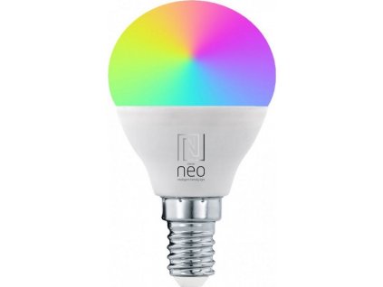 IMMAX NEO LITE SMART LED žárovka E14 6W RGB+CCT barevná a bílá, stmívatelná, Wi-Fi, P45, TUYA