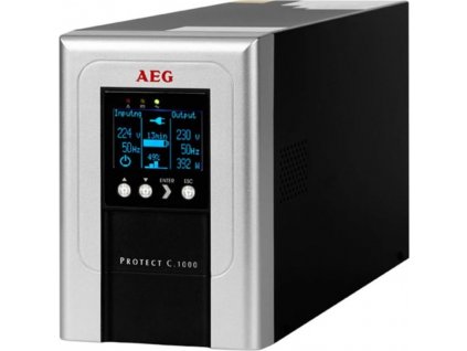 AEG UPS Protect C. 1000/ 1000VA/ 900W/ 230V/ Online UPS