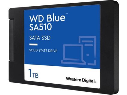 WD BLUE SSD 3D NAND WDS100T3B0A 1TB SA510 SATA/600, (R:560, W:520MB/s), 2.5"