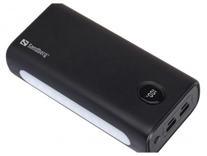 Sandberg Powerbank USB-C PD 20W 30000, černá