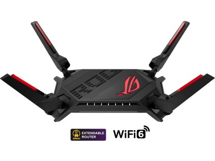 ASUS GT-AX6000 (AX6000) WiFi 6 Extendable Gaming Router, 2.5G porty, AiMesh, 4G/5G Mobile Tethering