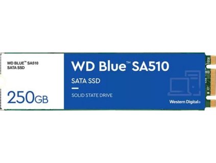 WD BLUE SSD 3D NAND WDS250G3B0B 250GB SA510 M.2 SATA, (R:555, W:440MB/s)