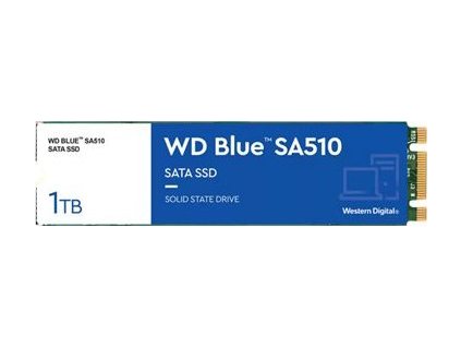 WD BLUE SSD 3D NAND WDS100T3B0B 1TB SA510 M.2 SATA, (R:560, W:520MB/s)