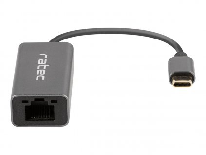 NATEC CRICKET externí Ethernet síťová karta USB-C 3.1 1X RJ45 1GB kabel