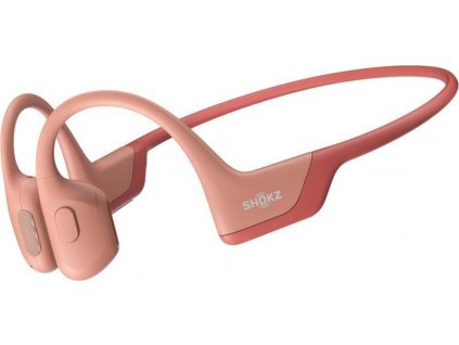 Shokz OpenRun PRO Bluetooth sluchátka před uši, růžová