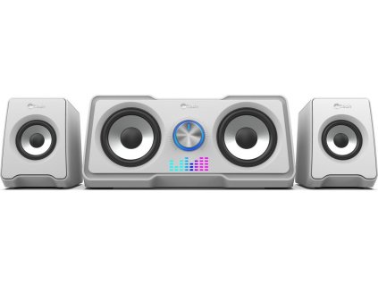 C-TECH reproduktory SPK-16, 2.2, RGB, bílé