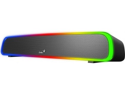 GENIUS reproduktory USB SoundBar 200BT/ Bluetooth/ 3,5" jack/ 4W/ RGB/ černá