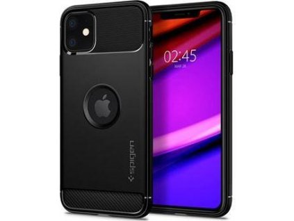 Ochranný kryt Spigen Rugged Armor pro Apple iPhone 11 černý