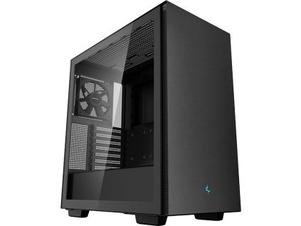 DEEPCOOL  CH510 / E-ATX / 120 mm fan / 2xUSB 3.0 / tvrzené sklo / černá