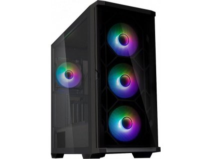 Zalman Z10 Duo / ATX / 4x120 mm ARGB fan / 2xUSB 3.0 / USB-C / tvrzené sklo