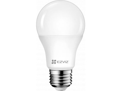 EZVIZ chytrá LED žárovka LB1 (White)/ Wi-Fi/ E27/ A60/ 8W/ 230V/ 806lm/ 2700K/ teplá bílá/ stmívatelná