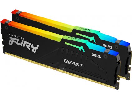 KINGSTON FURY Beast RGB DIMM DDR5 64GB 5200MT/s CL40 (Kit of 2)