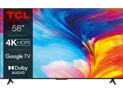 TCL 58" TCL 4K HDR TV se systémem Google TV, 58P635