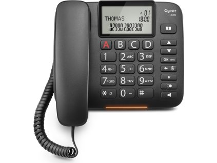 DL380 Black Top View incoming call s