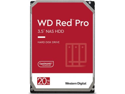 WD RED Pro NAS WD201KFGX 20TB, SATA III 3.5", 512MB 7200RPM, 268MB/s, CMR