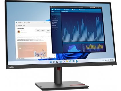 LENOVO LCD T27p-30 - 27",IPS,matný,16:9,3840x2160,178/178,4ms/6ms,350cd/m2,1000:1,DP,HDMI,USB,USB-C,RJ45,VESA,Pivot