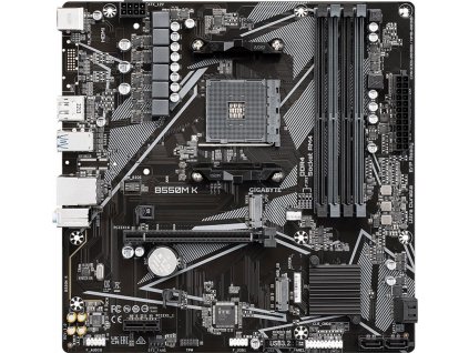 GIGABYTE MB Sc AM4 B550M K, AMD B550, 4xDDR4, 1xDP, 1xHDMI, mATX