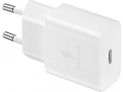 Samsung cestovní nabíječka EP-T1510XWE, PD, 15W, kabel USB-C, bílá