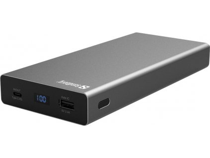 Sandberg Powerbank USB-C PD 100W, 20000 mAh, černá