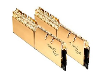 G.SKILL F4-3200C16D-32GTRG DDR4 32GB (2x16GB) Trident Z Royal DIMM 3200MHz CL16 zlatá