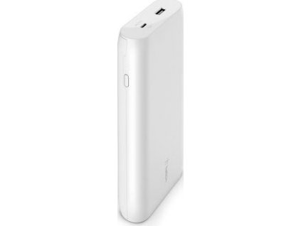Belkin powerbanka 20 000 mAh 30W PD bílá