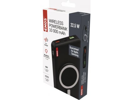 EMOS POWERBANKA WI 1022D,10000mA;22,5W; wireless