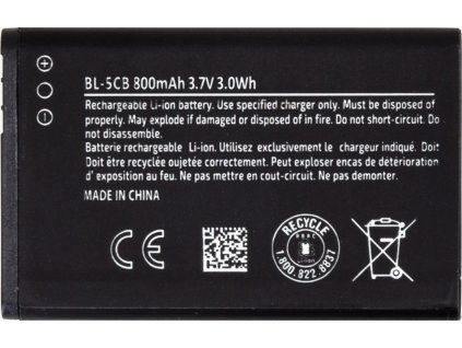 Nokia BL-5CB Baterie 800mAh Li-Ion (OEM)