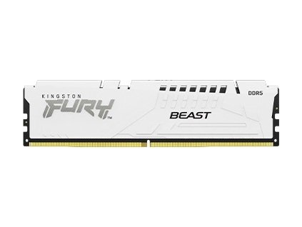 KINGSTON DIMM DDR5 16GB 6000MT/s CL36 FURY Beast Bílá EXPO