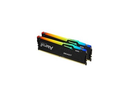 KINGSTON DDR5 64GB 6000MT/s CL40 (Kit of 2) FURY Beast RGB XMP