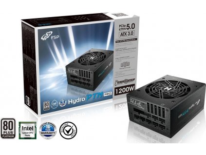 FSP zdroj HYDRO HPT2-1200M ATX3.0 / 1200W / ATX / 80PLUS Platinum / modular