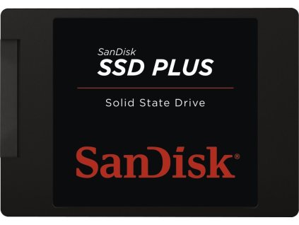 Sandisk Plus/480GB/SSD/2.5"/SATA/Černá/3R