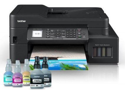 BROTHER multifunkce inkoustová MFC-T920DW - A4 128MB 1200x6000 17ppm 150/20 USB 2.0 WIFI LAN - DUPLEX - INKTANK