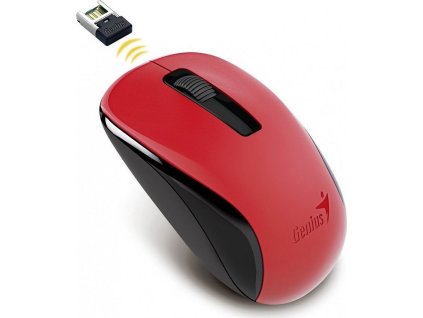 GENIUS myš NX-7005/ 1200 dpi/ bezdrátová/ červená