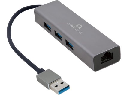 GEMBIRD A-AMU3-LAN-01 USB AM Gigabit network adapter with 3-port USB 3.0 hub