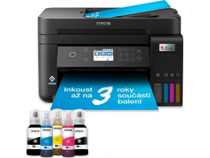 EPSON tiskárna ink EcoTank L6270, 3v1, A4, 1200x4800dpi, 33ppm, USB, Wi-Fi, LAN, 3 roky záruka po reg.
