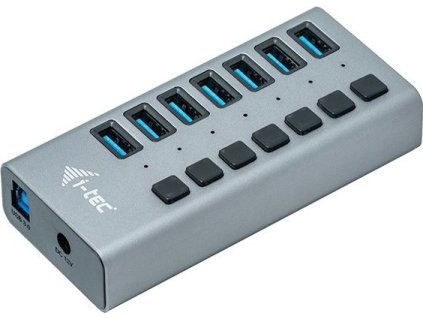 i-tec USB 3.0 nabíjecí HUB 7port + Power Adapter 36 W