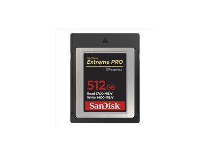 SanDisk Extreme Pro CFexpress Card 512GB, Type B, 1700MB/s Read, 1200MB/s Write