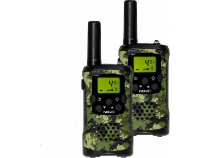EVOLVEO FreeTalk XM2-2, sada 2 vysílaček bez dobíjecí základny