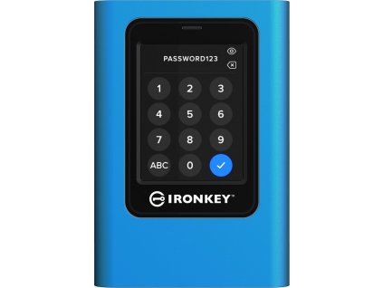 Kingston SSD externí 1TB (960GB) IronKey Vault Privacy 80, XTS-AES, 256-bit Šifrování