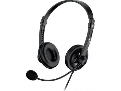 GENIUS sluchátka HS-230U/ USB/ černá