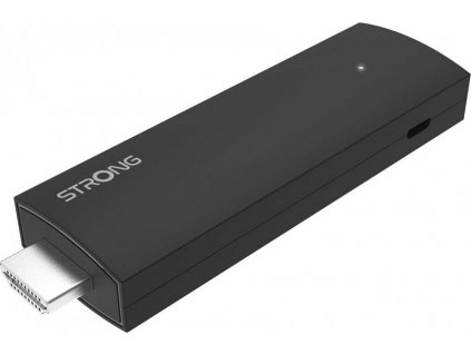 STRONG 4K Google TV stick SRT 41/ 4K Ultra HD/ H.265/ HDMI/ micro USB/ BT/ Wi-Fi/ Chromecast/ NETFLIX/ Android 11/ černý