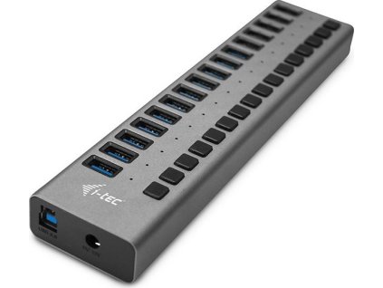 i-tec USB 3.0 nabíjecí HUB 16port + Power Adapter 90 W