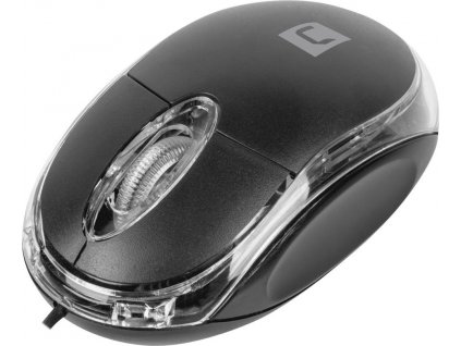 Natec optická myš VIREO 2/1000 DPI/Kancelářská/Optická/Drátová USB/Černá