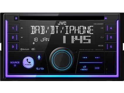 KW-DB95BT 2DIN autorád. s CD/MP3/BT JVC