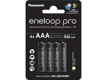 PANASONIC HR03 AAA 4HCDE/4BE ENELOOP PRO N, 930 mAh (Blistr 4ks)
