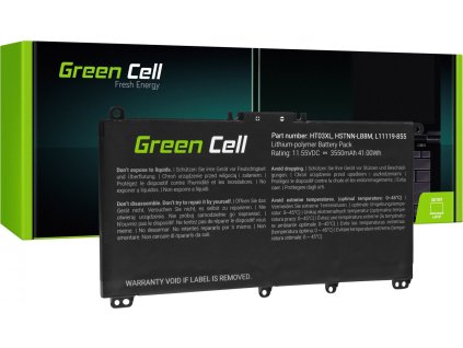 Green Cell / GCHP163/ 39Wh/ 3400 mAh/ Li-Ion/ HT03XL HSTNN-LB8M L11421-545 pro HP 240 G7 245 G7 250 G7 255/ neorigináln