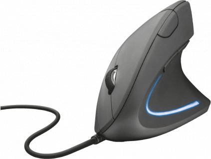 TRUST Myš Verto ergonomic mouse USB, black (černá)