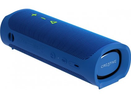 Creative repro Muvo Go Přenosný a vodotěsný Bluetooth reproduktor - modrý